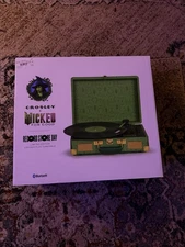 WICKED FOR GOOD  x CROSLEY TURNTABLE EMERALD RSD BLACK FRIDAY 2025 ELPHABA