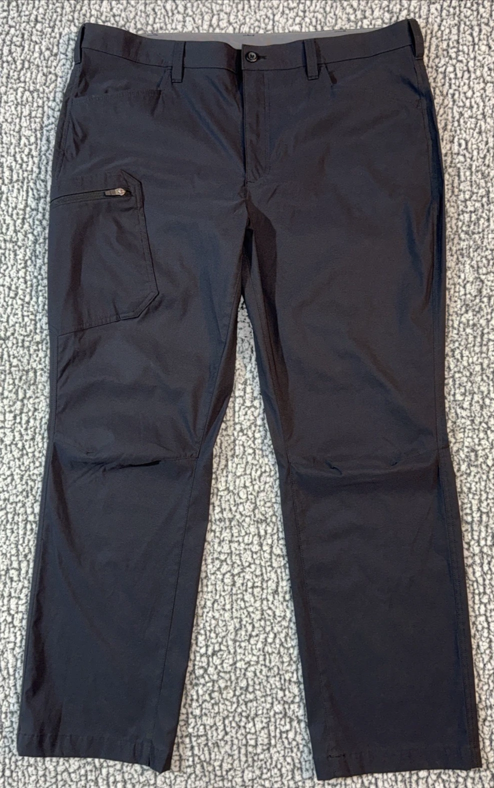 Eddie Bauer Travex Cargo Pants Fits Mens 40x32 Black Performance Hiking Outdoors