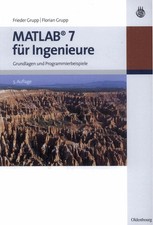 MATLAB Programmierbuch Frieder Grupp Einführung Hardcover Deutsch