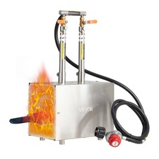 VEVOR Portable Propane Forge 2 Burners Farrier Forge 2600℉ Metal Forge Square