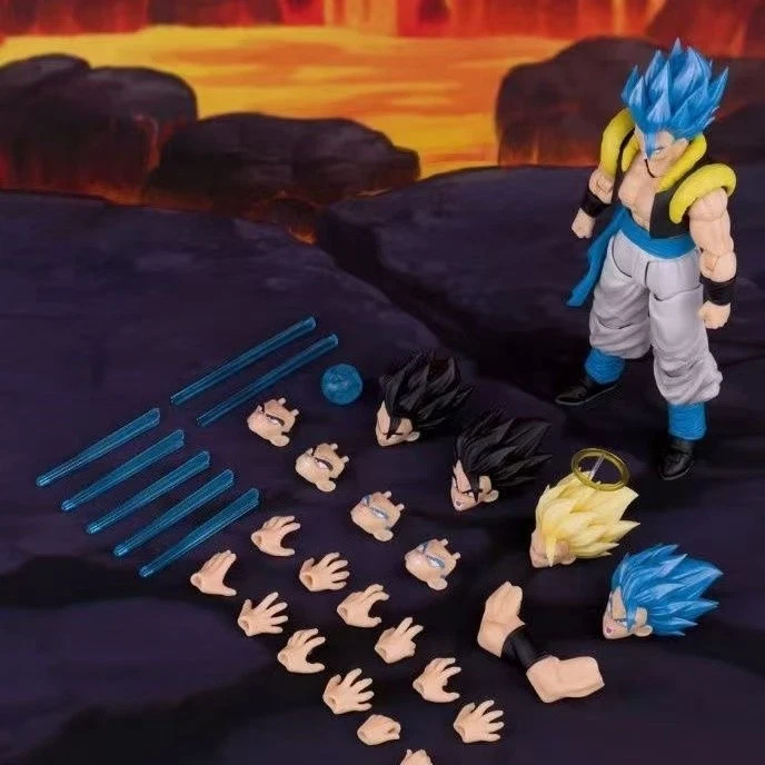 Figura de acción Demoniacal Fit Dragon Ball Hero Waltz Blue Gogeta 6" en stock Foto 2 de 4