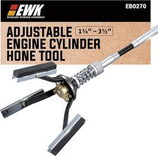 3-stone Adjustable Cylinder Hone For Small Engines - Perfect For Diy Mechanics
