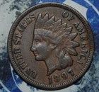 1897 Indian cent  {{{1A50