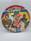 8 Vintage Rare 1986 Hasbro GI Joe SgtSlaughter Party Plates Toys R Us Sticker