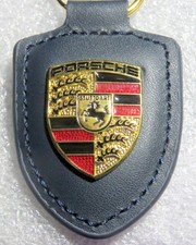 Porsche Key Chain Dark Blue