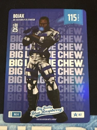 BoJax Bo Jackson Battle Arena Big League Chew Alt Blue Baseball NSCC SP #BLC-6
