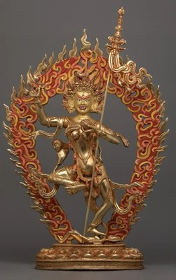 Hand Made Master piece Tibetan Dorje Phagmo Vajravarahi Yogini Buddha statue