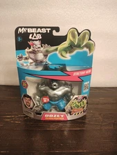 Mr Beast Lab Stretchy Hero Squishy Oozey Silver Panther Figure 5"