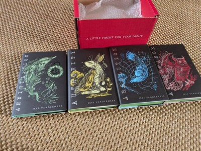 Illumicrate Evernight Southern Reach Set   Jeff VanderMeer   Signed   Sprayed Ed