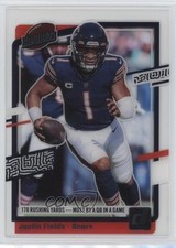 2023 Panini Clearly Donruss Clearly Highlights Justin Fields #1 09j5