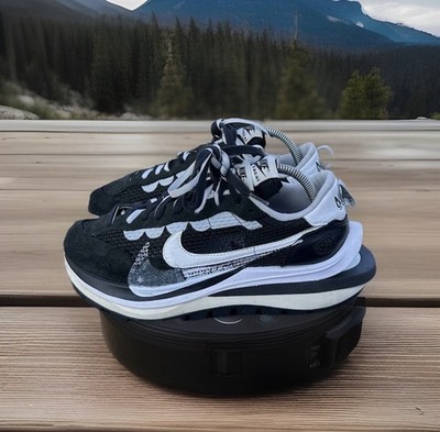 Nike VaporWaffle Black X Sacai Mens Size 8.5 Style Code : CV1363-001 Shoes