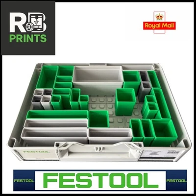 Individuelle 3D-gedruckte Einlagen für Festool Systainer³ SYS3 ORG - Organizer Behälter