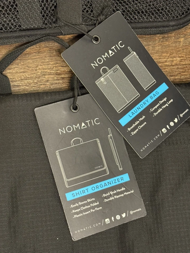 Nomatic 40L Travel Bag Duffle or Backpack Laptop Sleeve RFID w/Extras - EX cond. - Image 3 of 4