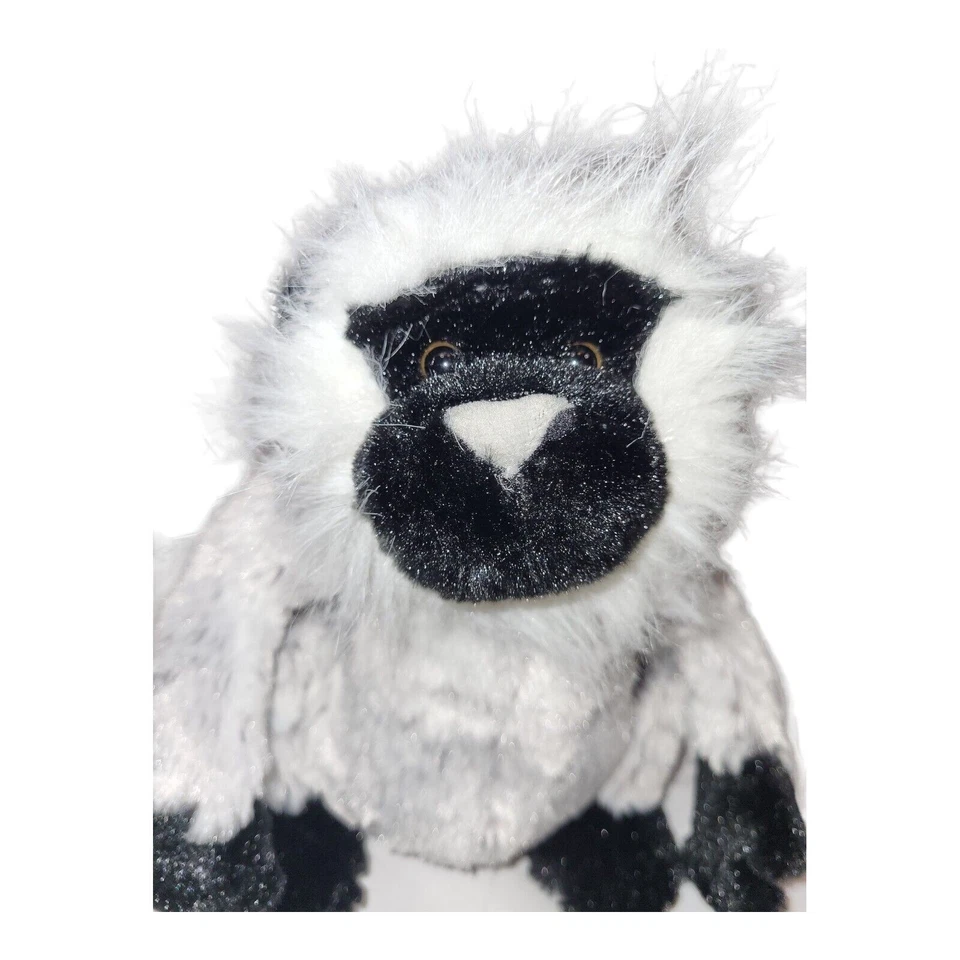 Webkinz Gray Langur Monkey Grey Black Ganz Retired HM226 9" NO CODE - Image 2 of 4
