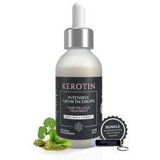 Kerotin Hair Growth Drops - Nourishing Scalp Treatment for Thicker - 1pk
