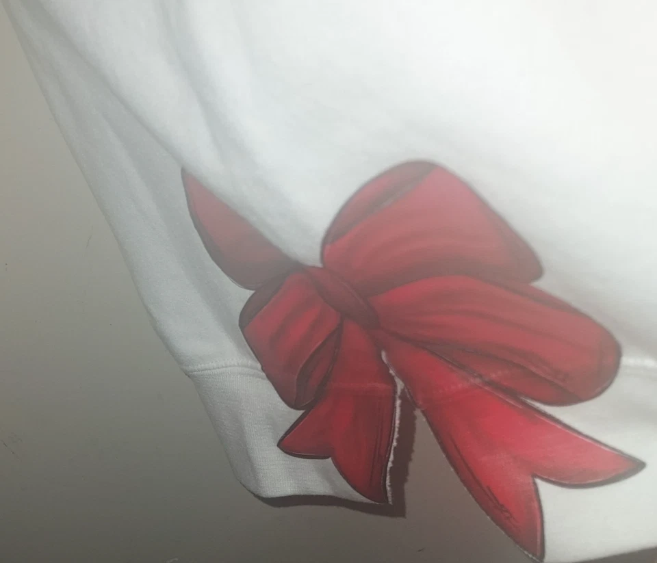 Sudadera para mujer NC State suéter grande forrada de lana Wolfpack blanca Foto 4 de 4