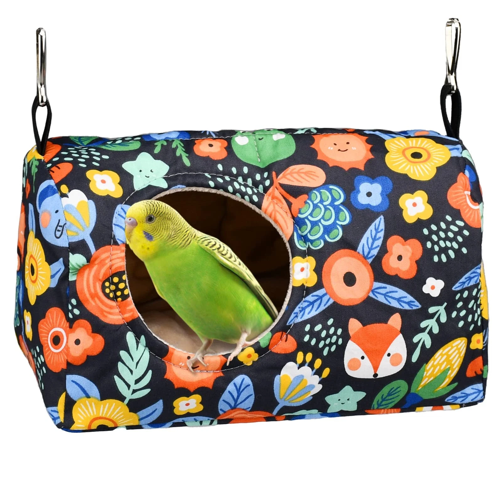 Bird Warm Bed - Parrot Sleeping Nest & Hideaway Cave for Cockatiels, Parakeet...