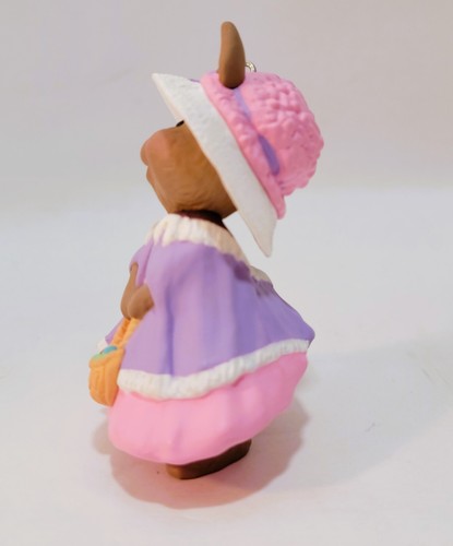 1997 Hallmark Keepsake Collection Ornament Springtime Bonnets Bunny Rabbit - Picture 3 of 7