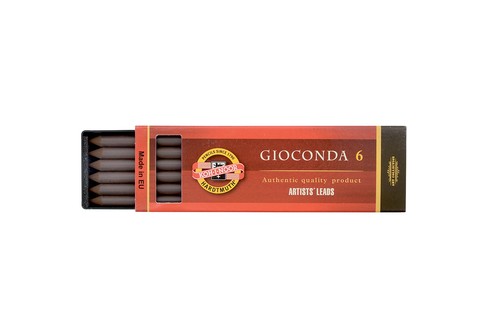 Clutch Bleistift Graphitmine 5,6 mm Mine anthrazit Kreide KOH-I-NOOR Gioconda - Bild 10 von 22