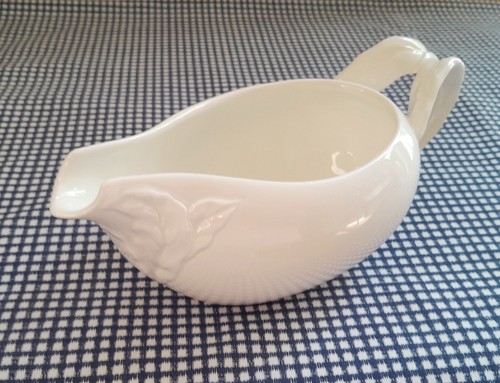 Villeroy & Boch FOGLIA gravy sauce boat (no saucer) white porcelain - Picture 2 of 19