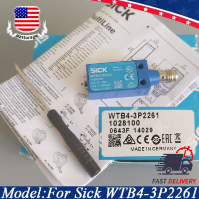 For Sick WTB4-3P2261 1028100 10-30VDC 4Pin Photoelectric Proximity Sensor Switch
