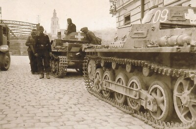 #ad WW II German Photo Panzer I France 1940 $3.99