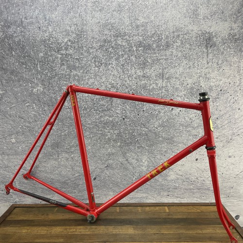 Vintage Trek 400 Frame Set 61 cm Large CrMO 700c USA Lugged Steel 126 mm Red