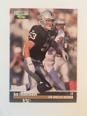 1995 Classic Pro Line Football #302. Rob Frederickson.