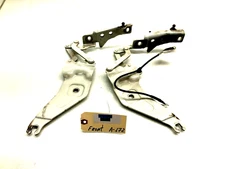 2008-2014 BMW X6 E71 FRONT LEFT RIGHT HOOD HINGES PAIR SET X2 W/ CABLE OEM.