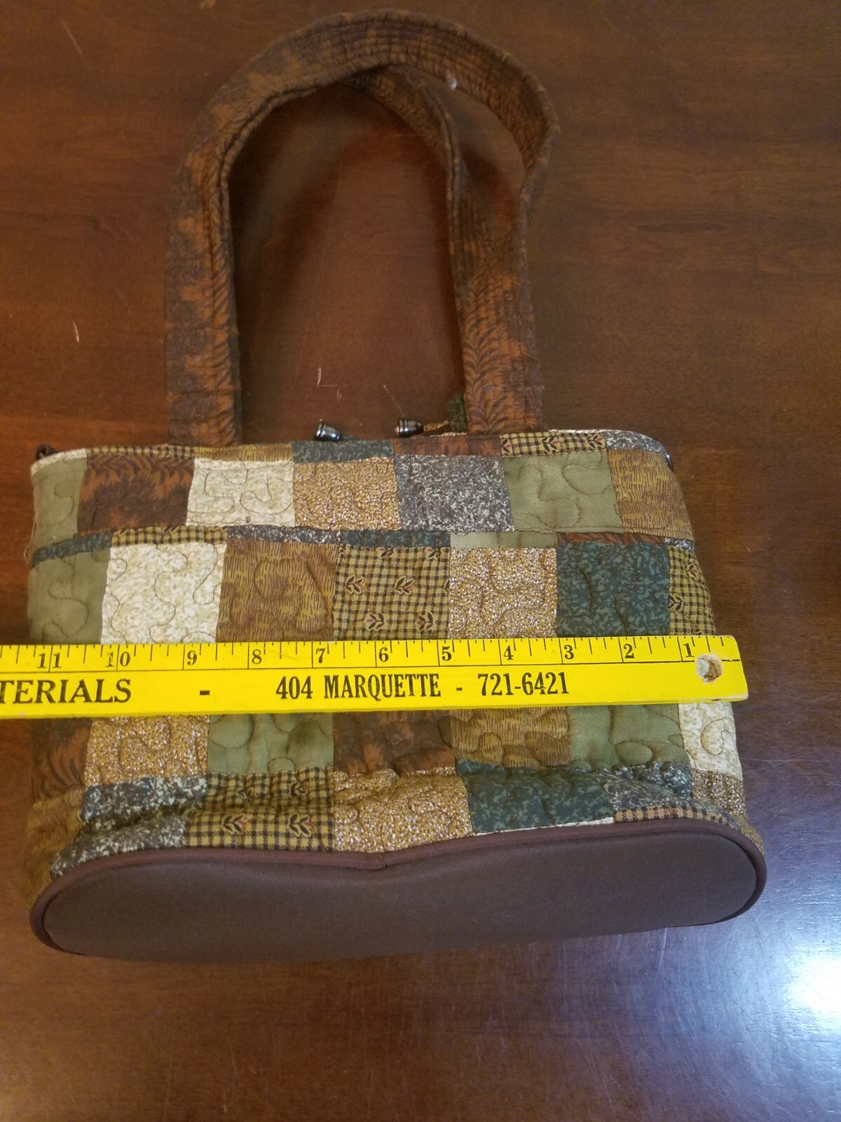 Donna Sharp Patchwork Quilted Messenger Shoulder … - image 7