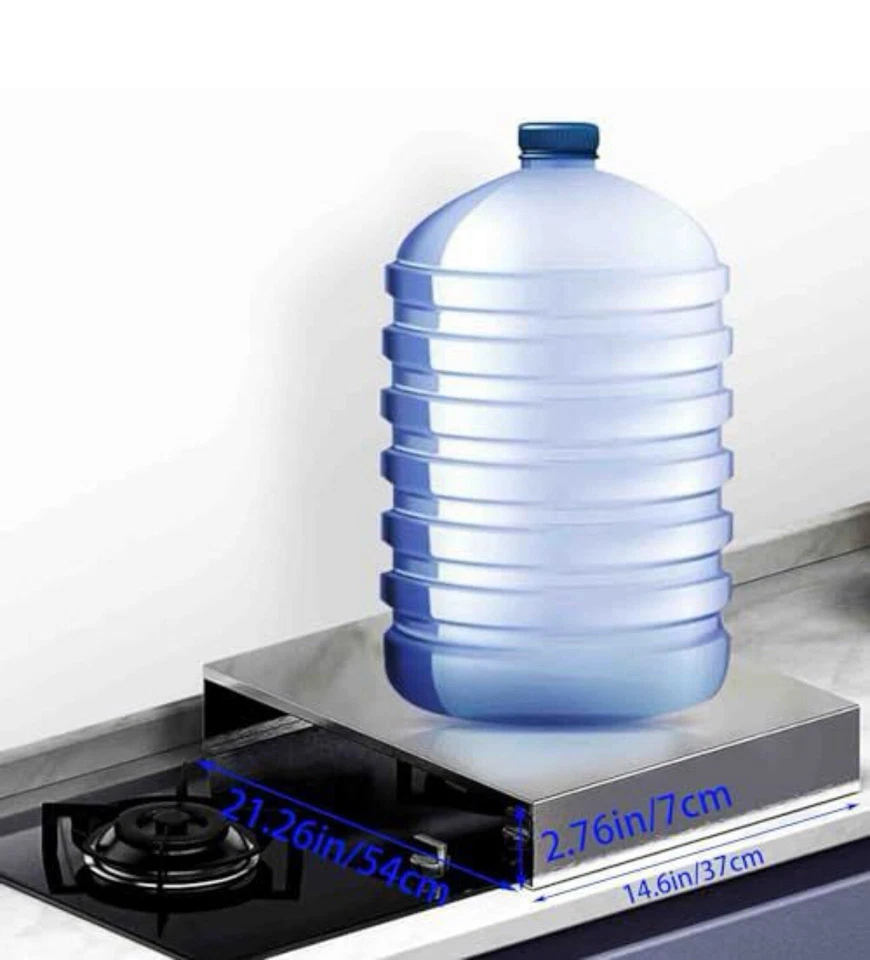 HJJKKH Gas Stove Top Cover Burner Top Stainless Steel Surface Protector 23”x13” - Image 3 of 4