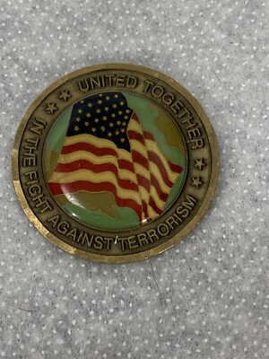 Sept 11 2001 Pentagon Challenge Coin 9-11 We Will Not Forget