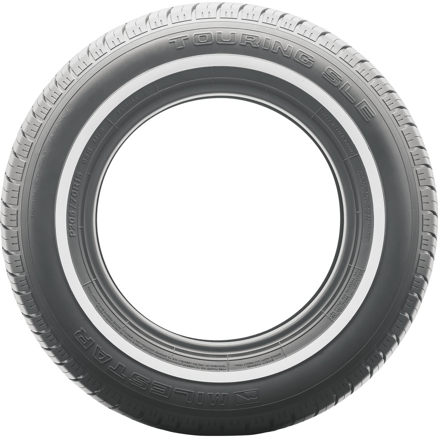4 New Milestar Ms775 - P205/75r14 Tires 2057514 205 75 14 758823172618 ...