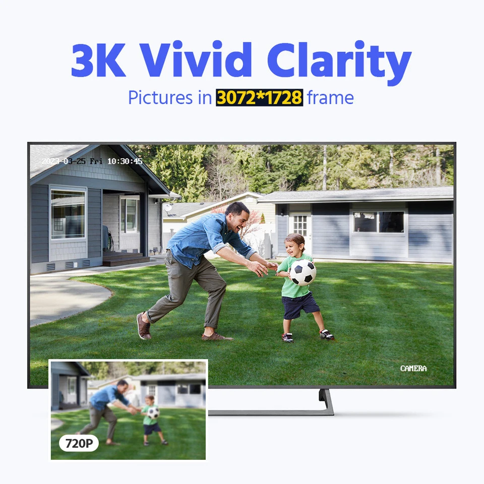 ANNKE 8CH H.265+ 8MP 8CH NVR Domo 5MP Color POE IP Sistema de Cámara de Seguridad CCTV Foto 2 de 4