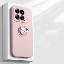 For Xiaomi Redmi Note 13 12 11 Pro 14T 13T Pro Silicone Ring Holder Case Cover