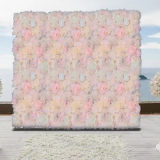 6 PCS Flower Wall Panel Floral Backdrop Flower Wall Decoration Wedding Party