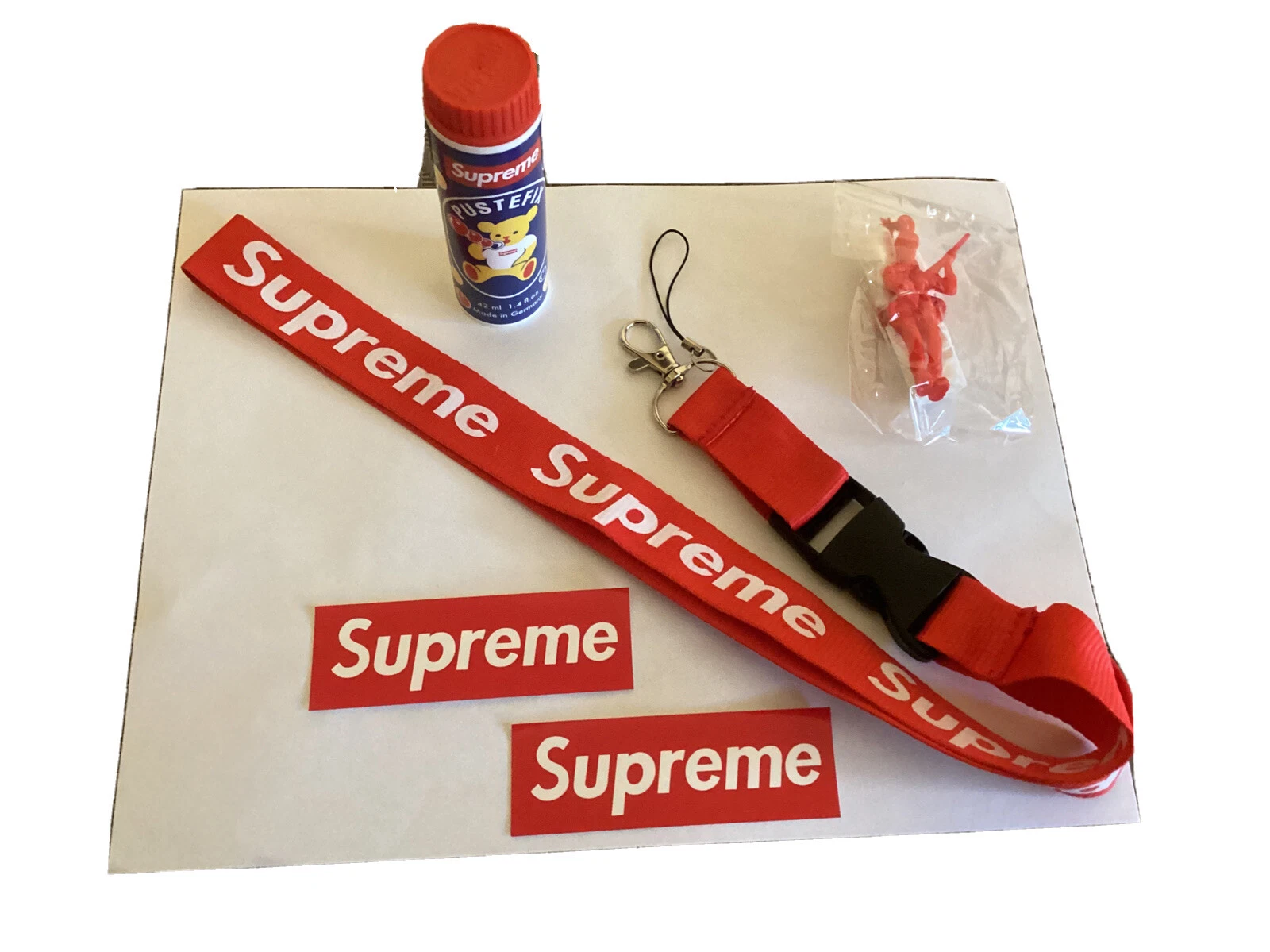 Pack de 5 objets aléatoires Supreme accessoires de collection