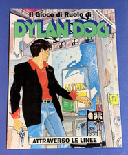 DYLAN DOG gioco di ruolo ATTRAVERSO LE LINEE Das 1992 modulo avventura EDICOLA !