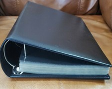 ARONDIA LEATHER BOND BLACK PHOTO ALBUM NEW HOLDS 4x6 Prints