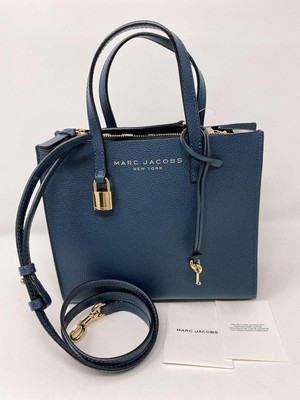 Mark Jacobs THE GRIND MINI TOTE BAG M0015685 Navy Neu #33