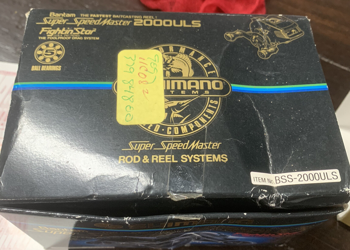 VTG Shimano Bantam 2000 ULS Baitcaster Speedmaster Reel Box VTG Shimano Bantam 2000 ULS Baitcaster Speedmaster Reel Box