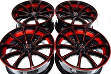 18 Rims Lancer Galant Toyota Camry Avalon Juke Eclipse Cross 5x114.3 Red Wheels
