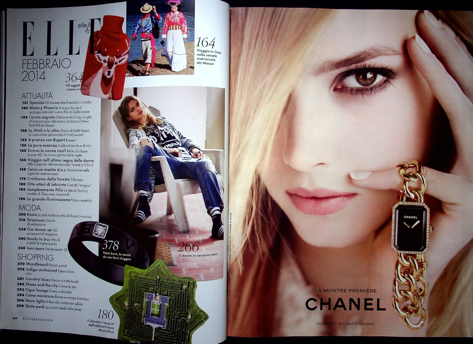  magazine elle italia febbraio 2014 