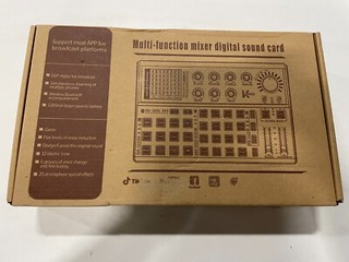 Tarjeta de sonido digital mezcladora multifunción