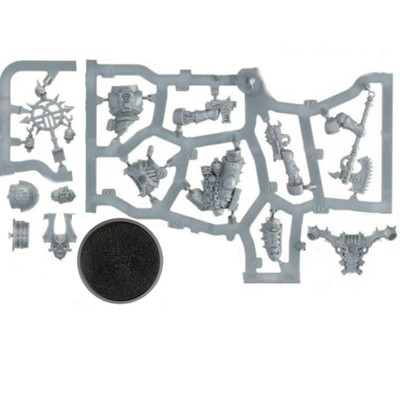 Warhammer 40K Khorne Berzerker Icona Portatore &ndash; Marines Spaziali Del Caos, Mangiatori Di Mondi, Miniatura Non Assemblaggiata