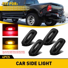 Smoked Amber Red Led Fender Side Marker Lights Universal Waterproof Replace Kit