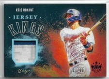 2020 Diamond Kings Kris Bryant Jersey Kings Tag Patch Relic /20 - JK-KB