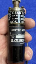 M. CALDERON, 28V, STEPPER MOTOR, TYPE C115 & 30:1 GEARBOX