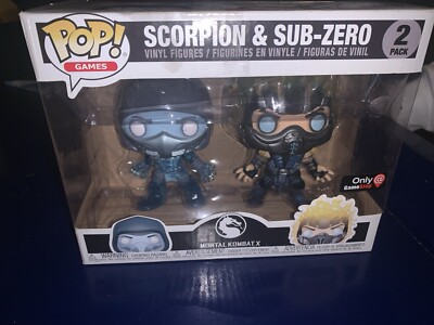 Funko Pop! Games | MKX | Scorpion & Sub-Zero (2-Pack) | GameStop Exclusive