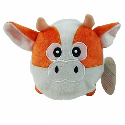 Cow Bull Plush Stuffed Animal Squishy Toy 12'' Stackems Kellytoy with Tag
